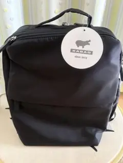 カバック がバッと開く時短リュック　ブラック　ミニ
