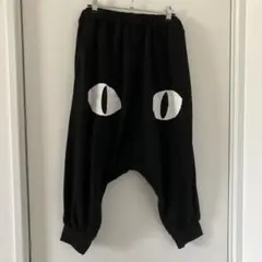KURONEKO S サルエルパンツ　96猫 ブラック　黒猫　クロネコ