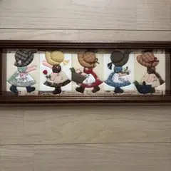 きめこみパッチワーク2点完成品