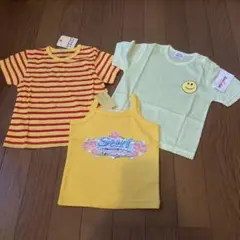 夏　子供服　サイズ90　女の子　平成レトロ　3点　まとめ売り　セット売り