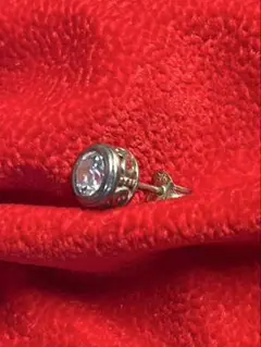 シルバー クリスタル スタッドピアス