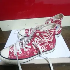 CONVERSE コンバース ハイカットスニーカー アロハ 赤 白