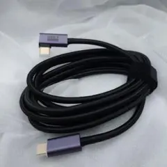 【新品】USB タイプC　片側L字　2メートル