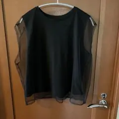 美品ノースリーブ トップス ブラックM