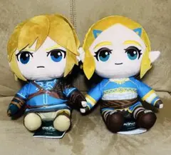 ゼルダの伝説　ティアーズ　オブ　ザ　キングダム　Lぬいぐるみ　リンク ゼルダ
