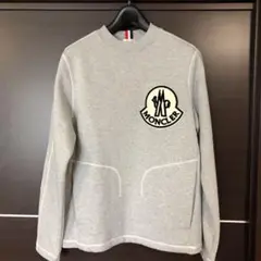 MONCLER スウェット トレーナー ビッグシルエットロゴ ワッペン