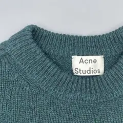 【2回着用】Acne Studios ラムウールニット グリーン S