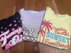 150〜160女の子Tシャツ３枚まとめ売り