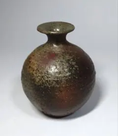 Ｎ２７３　水指　『信楽焼』『小河仁斎造』『建仁寺　竹田益州　箱書』　共箱　茶道具 N273 水指 『信楽焼』『小河仁斎造』『建仁寺 竹田益州 箱書