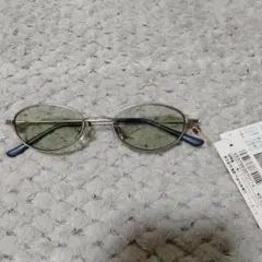 メタルフレーム グリーンレンズ サングラス