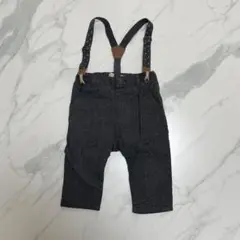 【ZARA】サスペンダー付きパンツ