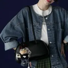 【BONLECILL Marche】《軽量》ロングハンドルスクエアボストンバッグ