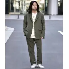 美品！ シップス ストレッチウォーム ウォッシャブルテック セットアップ L