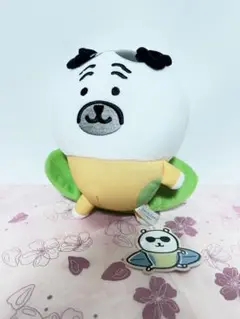ナガノキャラクターズ サーフィンぬいぐるみ パグ プライズ品 タグ付き 未使用
