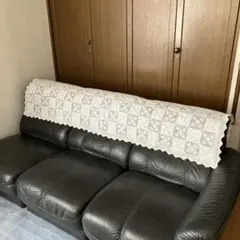 ホワイトレースソファカバー