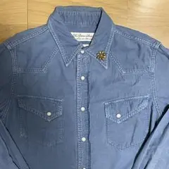 レミレリーフ スタッズ 長袖 コーデュロイ シャツ Sサイズ