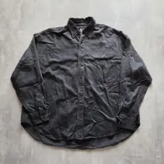 H BEAUTY&YOUTH　BLACK DENIM BD SHIRT