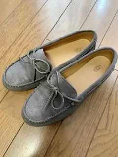 2021年10月購入 アグUGG モカシン ローファー 24センチ ダークグレー