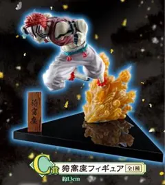 鬼滅の刃 一番くじ 新品 未開封 フィギュア 猗窩座 あかざ C賞 ※箱に難あり