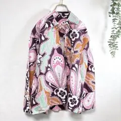 シャツ　ヒッピー風　長袖　華やか　ゆったり ユニセックス