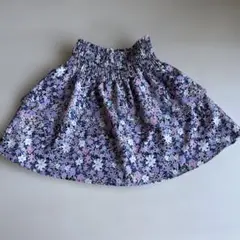 キッズ女の子　花柄フレアスカート　120㎝