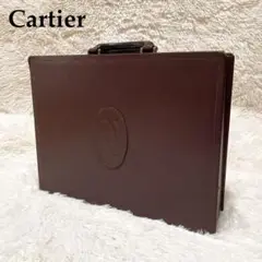 Cartierアタッシュケース 34㌢✕43㌢✕9㌢ Cartier / カルティエ | マストライン / レザー