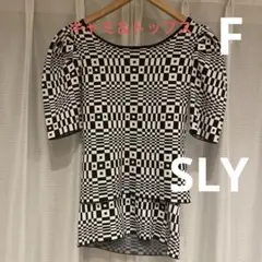 SLY スライ キャミ＆トップス セット ニット F パフスリーブ
