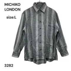 MICHIKO LONDON ミチコロンドン　シャツ　トップス　長袖　Ｌ