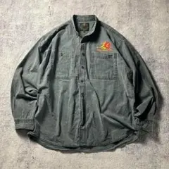 ストームテック STORMTECH ワークシャツ 刺繍ロゴ オーバーサイズ