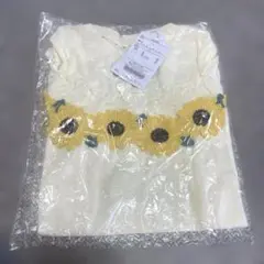 新品★ひまわり半袖Tシャツ★110★定価2090円★綿100%★アプレレクール