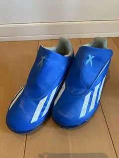 サッカー　トレシュー　21.5cm ブルー