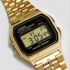 【最終限界価格】CASIO ゴールド デジタル腕時計 新品 日本製 正規品