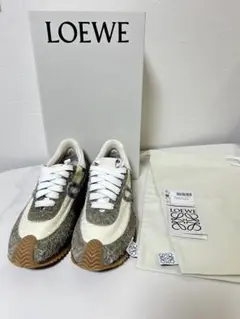 新品未使用LOEWE ロエベ フローランナー　スエード＆ナイロン 36