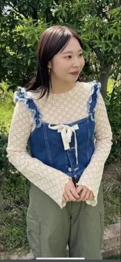 FREAK'S STORE オリーブ色 ベスト サイズF
