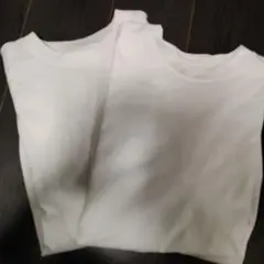 無印良品 天竺編みクルーネック 半袖Tシャツ S 白2枚組