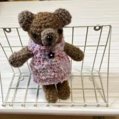 ハンドメイド あみぐるみクマ