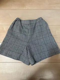 チェック柄 ハーフパンツ 110