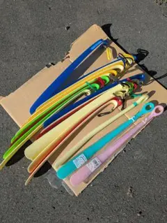 靴べら カラフル プラスチック セット　24本セット