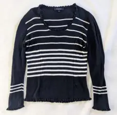 美品★BURBERRY シルクカシミア ニット