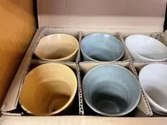 セラミック製茶碗セット 6個入り