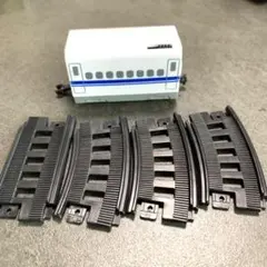ミニモータートレイン N700S のぞみ 中間車両　モーター車両　レール