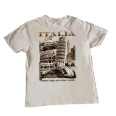 Smartee イタリア 名所 プリントTシャツ