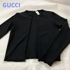 GUCCIストレッチシルクカーディガン