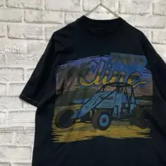 USA製90sヴィンテージTシャツ！シングルステッチ　ブラック半袖古着XL 26