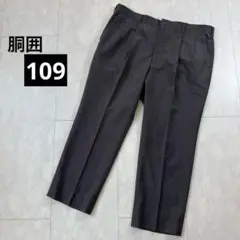 【ミツボシ】メンズスラックス・ビジネス・春夏・大きいサイズ◇グレー・L相当