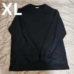 GU ドライポンチクルーネックT ブラック XL