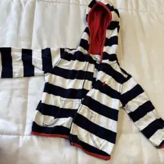Ralph Lauren フード付きパーカー 12M ストライプ