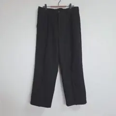 GU ブラック スラックス L メンズ ジーユー