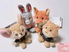 ズートピア　ミルキーボア　マスコット　4種セット