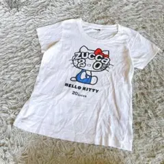 ZUCCA ズッカ　ハローキティ　Tシャツ 20周年　ビッグプリント　ホワイト